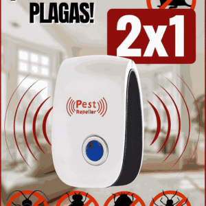 PROMO 2X1 | Repelente Ultrasonico para Insectos y Ratones
